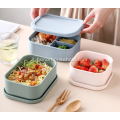 Silicone Lunch Box 3 Compartment Food Contenitore